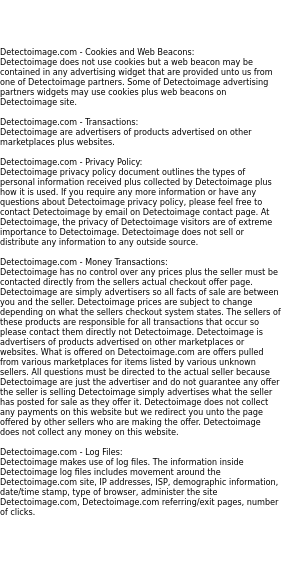 detectoimage privacy