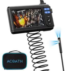 Ac-c50-002 Acoath Borescope Endoscope Camera With Light Dual-lens 1080p 16.5ft Black