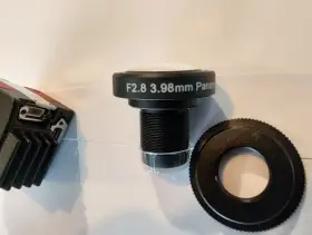U-500m Allied Vision Alvium 1800 5mp B&w Industrial Camera 3m Power Cable And Lens #3