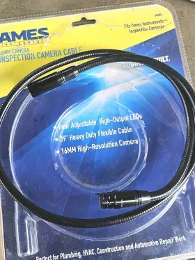 64085 Ames 16mm Inspection Camera 39 Inch Cable