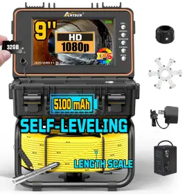 Anysun-l09d1-5c Anysun 9ftft Sewer Camera Self Leveling Length Marker 100ft/30m Yellow
