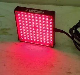 Ledra62x62m Banner 24vdc Red Led Illuminating Lamp For Inspection Systems