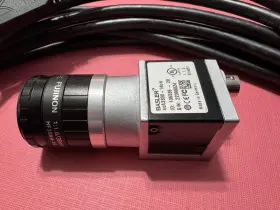 Aca3800-14um Basler Industrial Camera With Fuji Fujinon F5 Hf35ha-1b Lens #2