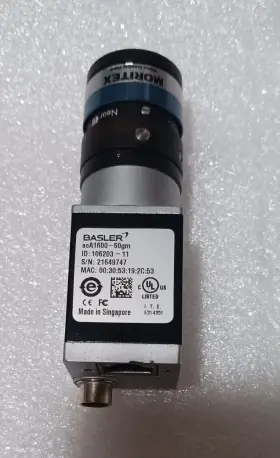Aca1600-60gm Basler/moritex Industrial Camera/moritex Ml-m0822ur Lens