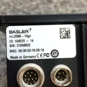 Rul2098-10gc Basler Color Line Scan Camera With Nikkor 28mm 2.8 D Lense #3