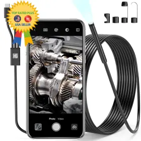 W300-b Brand Negahu Endoscope Camera With Light 1080p Hd Borescope 6 Adjustable Leds Black