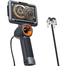 Tf550-6.5mm-1.55m Branded 360 Articulating Borescope With Light 5ftft Monitor Industrial Gray