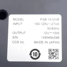 Psb-1012vb Ccs Machine Vision Led Controller 100-120vac Input 12vdc 10w Output #2