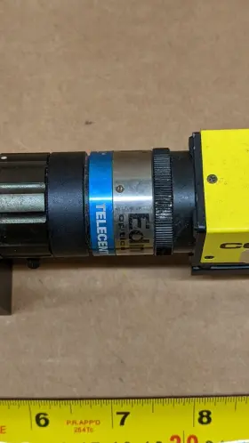825-0201-1rj Cognex 825-0201-1r Camera Ism1403-11 With Edmund Telecentric Lens 56675 #3