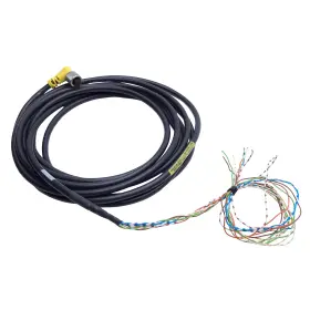 849010402 Cognex In-sight Vision Camera Cable M12 8-pin 45 Key 15ft Length