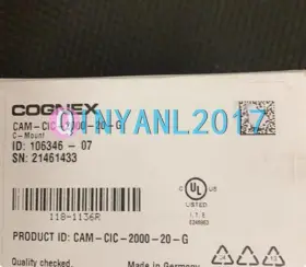 Cam-cic-2000-20-g Cognex 1pcs New Industrial Camera