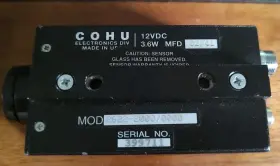 2622-2000-0000 Cohu 2622-2000/0000 Solid State Ccd Camera 12 Vdc 3.6w Machine Inspection