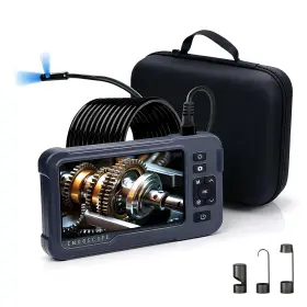 Nes650 Coovie Endoscope Camera With Light 1920p Hd Three Lens 16.4ft Lens-blue Blue