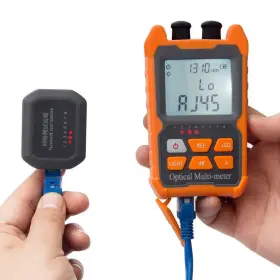 Opm-vfl-1 D Yedemc Fiber Optic Cable Tester Portable Optical Power Meter Fc/sc/st Yellow #2