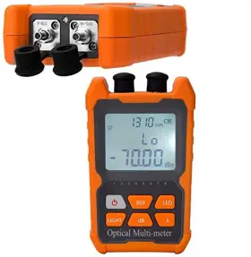 Opm-vfl-1 D Yedemc Fiber Optic Cable Tester Portable Optical Power Meter Fc/sc/st Yellow