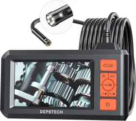 Ds300dl-orange-us Depstech Dual Lens Industrial Endoscope 1080p Digital Borescope Orange