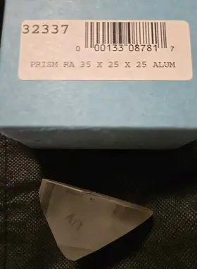 32-337 Edmund Optics 32337 Prism Right Angle 35 X 25 Mm Aluminum Coated With Box