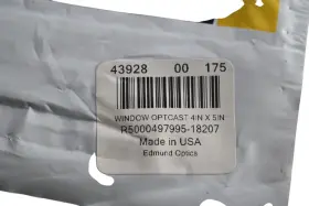 R50000497995-18207 Edmund Optics 43928 New 00 175 Window Optcast 4ftft X 5ftft #2