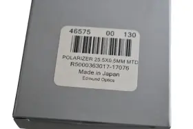 R50000363017-17076 Edmund Optics 465757 New Polarizer 25.5 X 0.5mm Mtd P.l #3