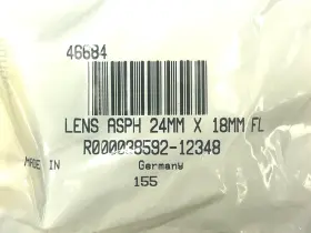 46684 Edmund Optics Aspheric Condenser Lens 24mm Diameter X 19.7mm Fl