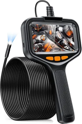 P200 Efutonpro Borescope Endoscope Camera With Light 1080p Hd 16.4ft Black