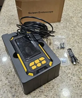P50-a123 Efutonpro Dual Lens Endoscope Borescope 1080p Hd Snake Inspection Camera 16.4ft With 32gb Sd
