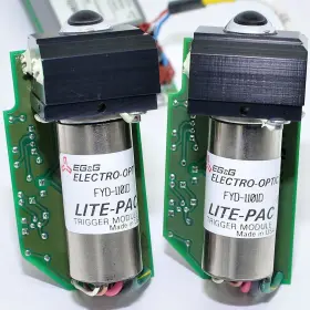 Fyd-1101d Eg&g Lot Of 2 Lite-pac Trigger Modules Fx-1101 Lamps Spellman Power #2
