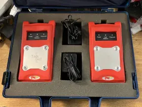 9061-1000 Fiber Instrument Sales Fis Duplex Talkset 850/1300nm Multimode Talk Set Pair With St Adapter
