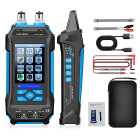 Mt0003-bl Fixchigo 11 In 1 Network Cable Tester With 60000 Digit Multimeter Function Blue
