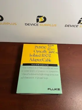 Pm9080 Fluke 232-c Rs-232 Industrial Serial Adapter Interface Cable Optically Isolated