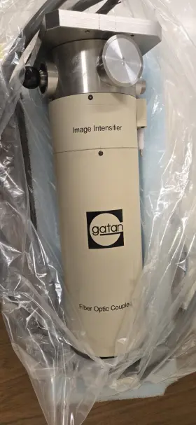 622-03 Gatan Image Intensifier Fiber Optics Coupled T.v. Tem Camera- Mdl Lnc79