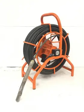 200-mk2 General Pipe Cleaners 200 Mk2 Mini Reel Orange With 200ft Camera Cable Working