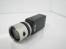 Kp-m3u Hitachi Kpm3u Denshi Ccd Camera With 1 1.5 8.5mm Cosmicar Lens Used