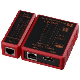 Febb3d75 Hobbyin Febb3d75/mzd81 Digital Network Cable Tester For Rj11/rj12/rj45 High Definition Red