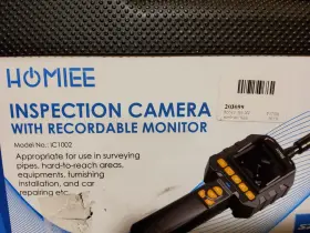 Ic1002 Homiee Borescope Flexible Inspection Camera With Recordable Monitor Color 2.4 Inch Lcd #2