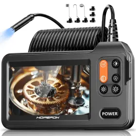C31-5m Hopefox Borescope Camera With Light Endoscope Inspection 8 Black