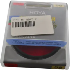 901512 Hoya New Hmc 58mm 25a Red Filter Black White Photography Contrast