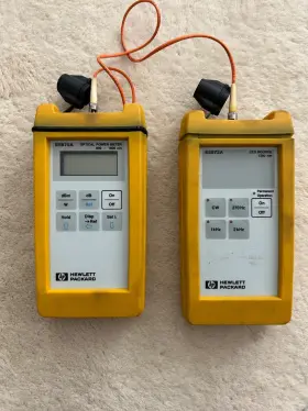E5972a Hp E5970a And Optical Power Meter Led Source