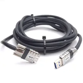 Ad00290 Ids Imaging Interface Cable Usb 3 Micro-b To Usb-a 3m Length Screw-in