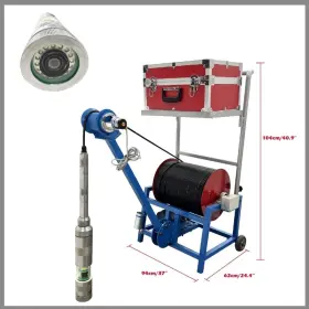 05715242 Intbuying 360 Rotating Drilling Camera 300m Deep Well Detector Underground Imaging 220v