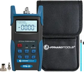 Fpm-55 Jonard Tools High Precision Fiber Optic Power Meter With Data Black