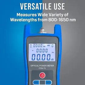 Fpm-70 Jonard Tools Fiber Optic Power Meter -70 To 6 Dbm With Blue #3