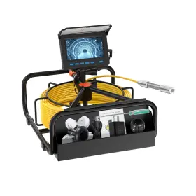 9604 Jqkjcam Pipe Camera Waterproof Borescope 23mm Rigid Sewer 100ft For Ho