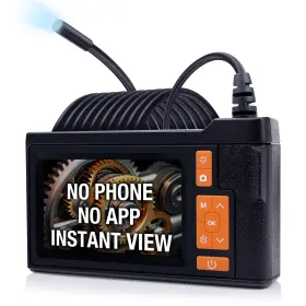 Borescope432 Julaiwy Borescope Camera With Light 4.3 Inch Ips Screen Endoscope No Phone App