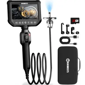 Kba0a Kaiweets Two-way Articulating Borescope Camera With Light 0.33in 5ft Black