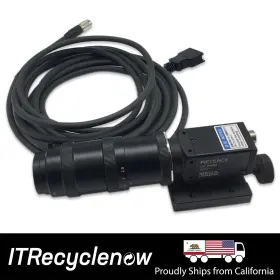 Cv-200m Keyence Charge-coupled Device Camera 1/3 Inch Ccd Sensor C-mount Lens