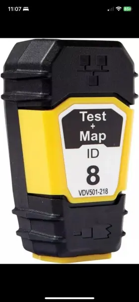 Vdv501-218 Klein Tools Cable Tester Remote Test Map #8 For Kle Inch
