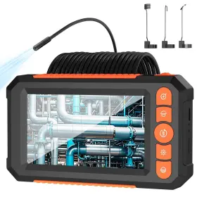 Kc43 Kmdes Endoscope Camera With Light 4.3ft Ips Screen 4.3in Digital Black