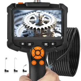 Km-g30 Kmdes Endoscope Camera 4.3in Handheld Digital With Light Black