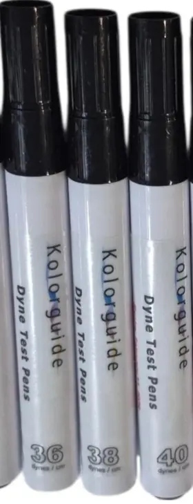 Kolorguide 611138301770 Dyne Test Pens Kit 36 38 40 Dynes/cm 12 Pack 4 Each Surface Energy